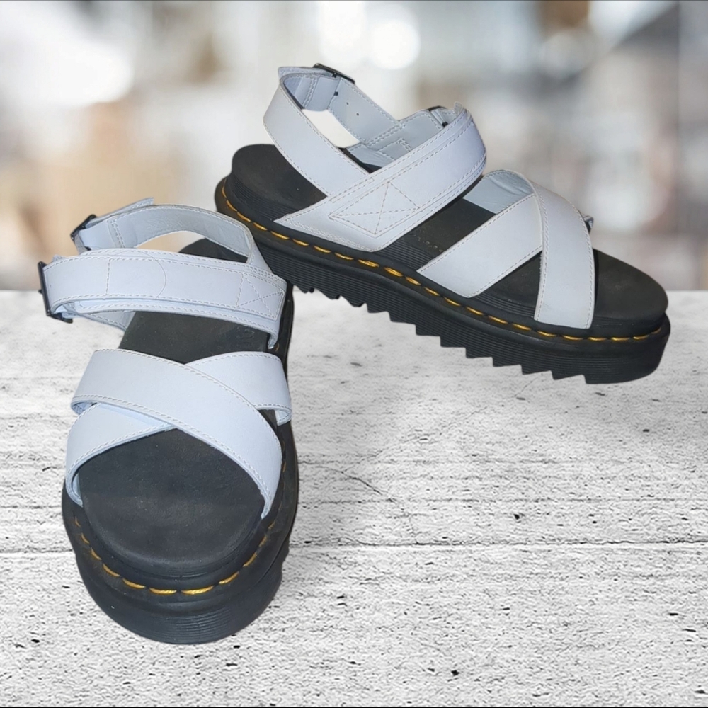 Dr. Martens VOSS ll White Sandals Size 9